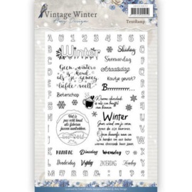 Clear Stamp - Amy Design - Vintage Winter NL ADCS10022