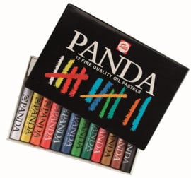 Panda olie pastels