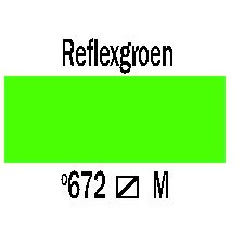 Amsterdam Marker 2-4mm  672 Fluo groen