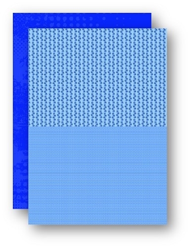 Background dec. sheet A4 doubleside printed Sea stripes NEVA051