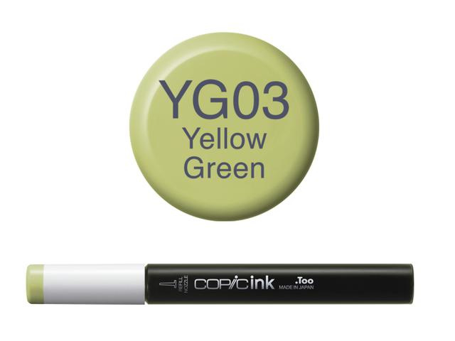 Copic ink Reffil  Yellow Green YG03