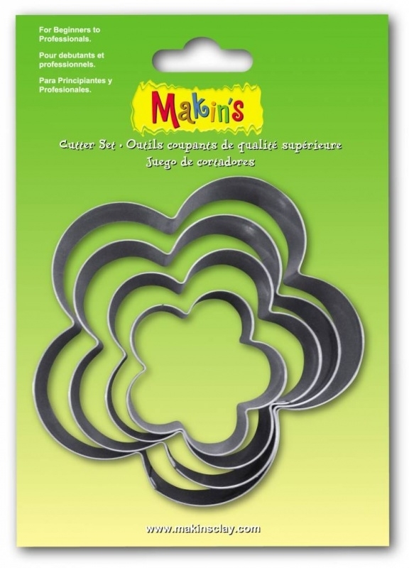 Makin's Clay Tin Cutter Flower 4 PC Set (36505)