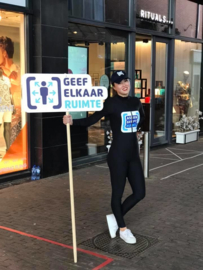 Gemeente Assen zwarte catsuit