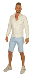 Heren short van lak
