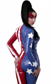 Lak catsuit in USA style