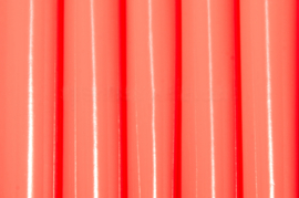 Oranje/roze stretch lak met rek naar 4 kanten