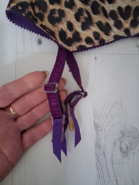 Lingerie setje panterprint maat 75B/S