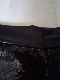 Hotpants met pailletten maat S/M
