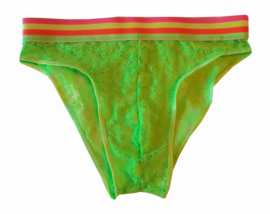 Heren slip neon kant