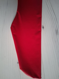 Stay-up kousen rood van lak beenomvang +/- 50cm