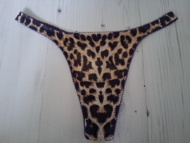 Lingerie setje panterprint maat 75B/S