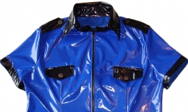 PVC shirt politie-look