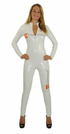 Viaconnect witte lak catsuits