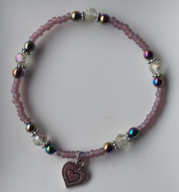 Smoky amethyst armbandje