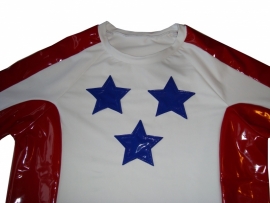 USA herenshirt met lak