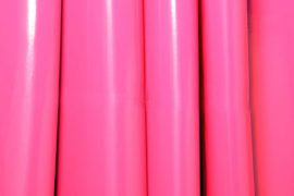 Bright neon roze stretch lak met rek naar 4 kanten