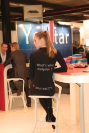 Zwarte lycra catsuits voor I-perity