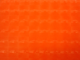 Oranje hologram stretch stretch lak met rek naar 4 kanten