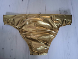 Heren lak slip goud maat 56