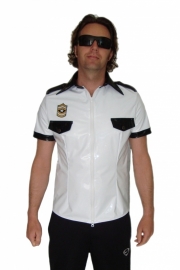 Lak shirt politie-look