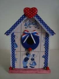 Delfts blauw vogelhuisje