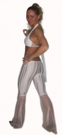 Witte broek met voile