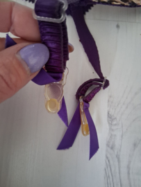 Lingerie setje panterprint maat 75B/S