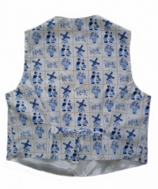 Delfts blauw gilet