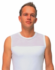 Wit heren shirt lycra