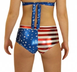 USA glitter hotpants