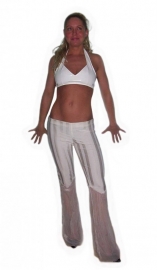 Witte broek met voile