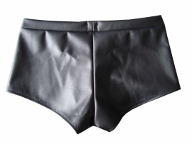 Heren leren boxer short