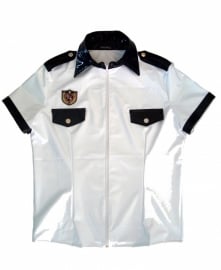 Lak shirt politie-look