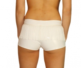 Fringe lak hotpants