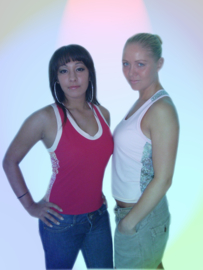 Licht roze topje maat S