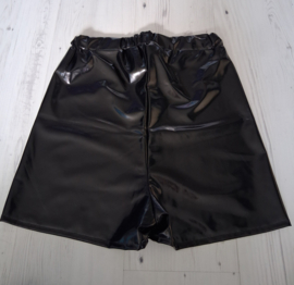 Zwarte lak short voor heren hoog model maat 48/50(M/L)