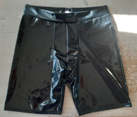 Lak short lange pijp zwart maat S