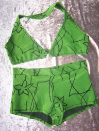 Groene bikini maat S/M