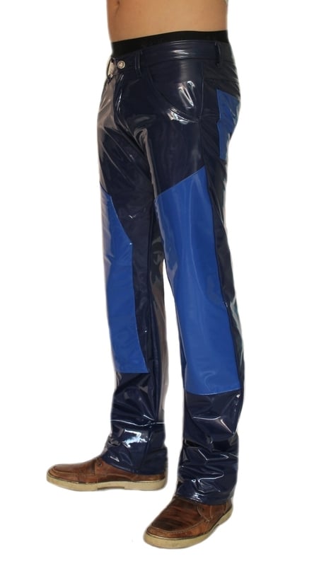 Met name Luidspreker krijgen Heren lak broek in navy met royal blauw | Lak kleding | Brizjied Fashion