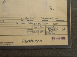 3220 Porsche Carrera 6 achterlichten (origineel)