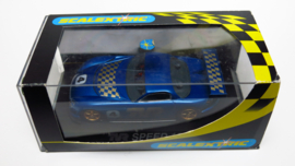 Scalextric, TVR Speed 12 blauw (scheurtjes ovp)