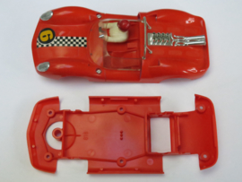 Ford Lotus bodem + kap oranje nr. 6 (nieuwstaat)