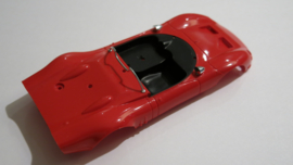 Alfa Romeo kap rood (met rolbeugel en spiegels)