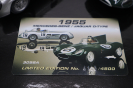Scalextric, Mercedes Benz / Jaguar D-Type "1955" (Limited Edition)