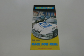 Scalextric folder 3rd issue "Race for real"