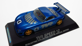 Scalextric, TVR Speed 12 blauw (scheurtjes ovp)