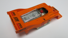 Porsche Can-Am bodem + kap oranje (zonder spiegels)