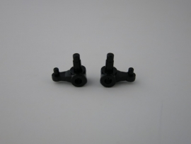 Porsche Carrera 6 houder vooras (set)