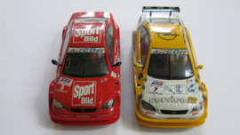 Scalextric / Hornby, Opel V8 Coupe DTM rood en geel