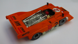3203 Porsche Can-Am oranje nr: 2 (spiegels zwart, gestempeld